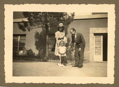 Ernesto Guerci sua moglie, ed una bambina