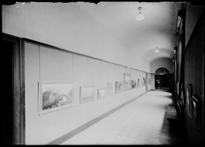 Galleria espositiva della mostra dell'ottocento ad Alessandria