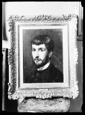 Ritratto di giovane uomo quadro esposto alla mostra dell'ottocento ad Alessandria