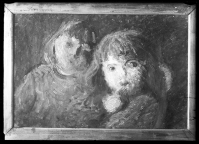 Ritratto delle figlie, dipinto a olio da Pellizza da Volpedo