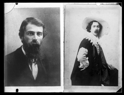 Fotoriproduzioni relative a due ritratti di Pellizza da Volpedo