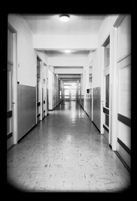 Corridoio dell'ospedale civile di Alessandria
