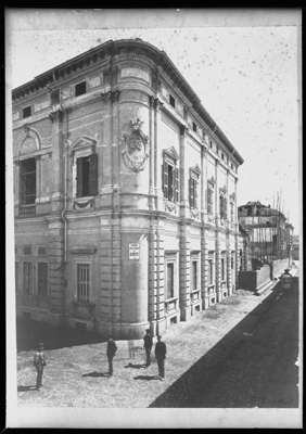 Scorcio sull'edificio storico dell'Ospedale Civile di Alessandria