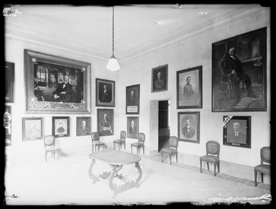 Sala storica con ritratti dell'ospedale civile di Alessandria