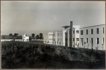 Alessandria - Sanatorio Teresio Borsalino: vista panoramica da ovest in tre parti