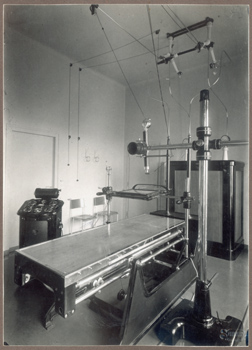 Alessandria - Sanatorio Teresio Borsalino- interno:  sala di radiografia