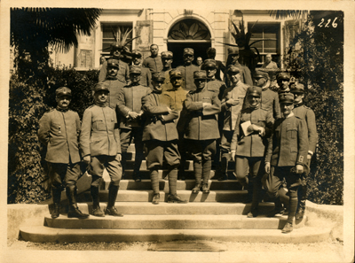 Il Duca d’Aosta con lo Stato Maggiore della III Armata
