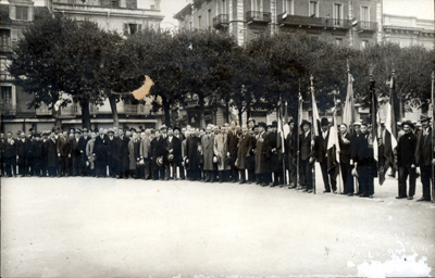 Piazza Garibaldi, Raduno provinciale dell' Associazione Nazionale Combattenti