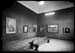 Sala espositiva con quadri di Pellizza da Volpedo